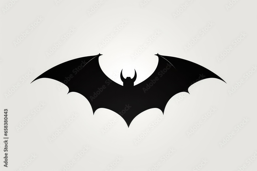 The Silhouette Of Bat, Iconic Halloween Symbol. Сoncept Halloween Traditions, Bat Symbolism, The Silhouette Of A Bat, Iconic Halloween Symbols The Silhouette Of Bat, Iconic Halloween Symbol. Сoncept Halloween Traditions, Bat Symbolism, The Silhouette Of A Bat, Iconic Halloween Symbols