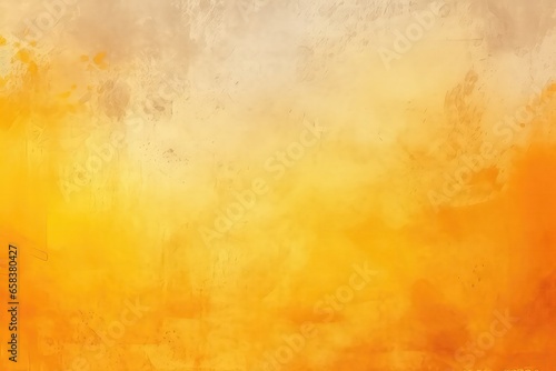 Yelloworange Background Featuring Texture, Distressed Vintage Grunge © Anastasiia