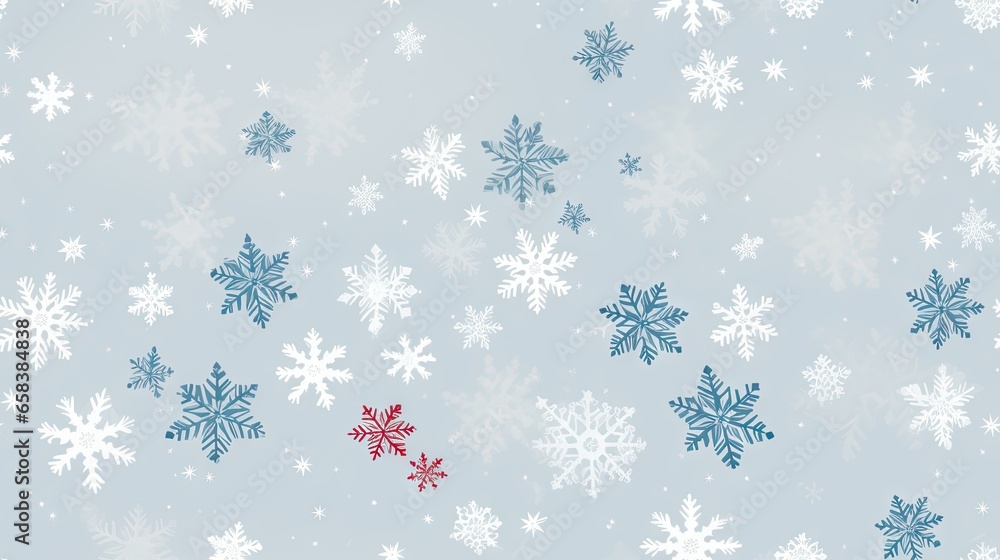 a blue and white background with snowflakes on it. generative ai a blue and white background with snowflakes on it. generative ai