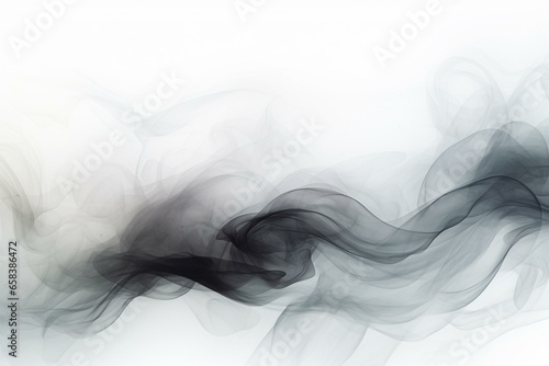 Translucent smoky overlay. High-resolution PNG image with swirling patterns and fragments. Generative AI
