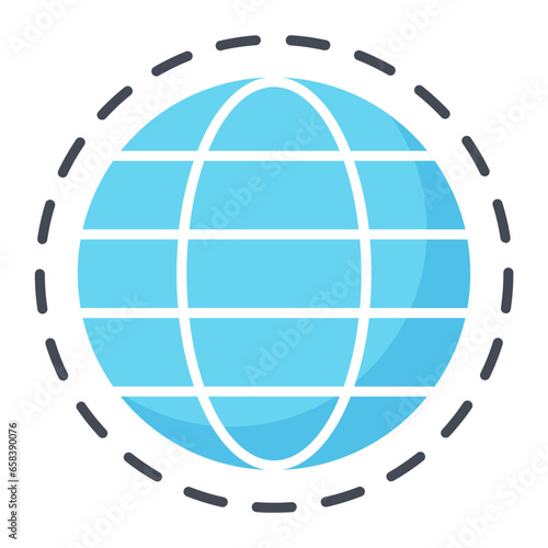 Terraforming Planet Flat Icon