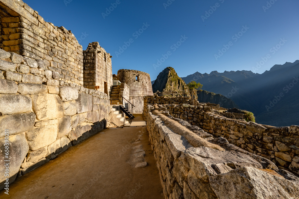 Machu Picchu, Peru. - obrazy, fototapety, plakaty 