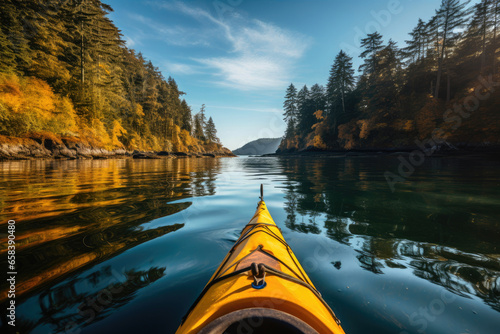 Adventure on Still Waters: Kayaking Dream © Andrii 