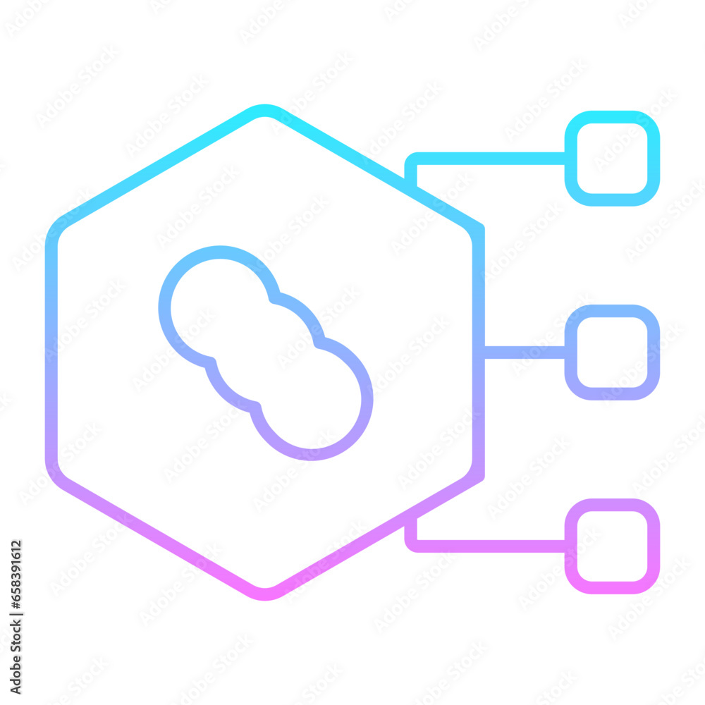 Life Examination Gradient Icon Life Examination Gradient Icon