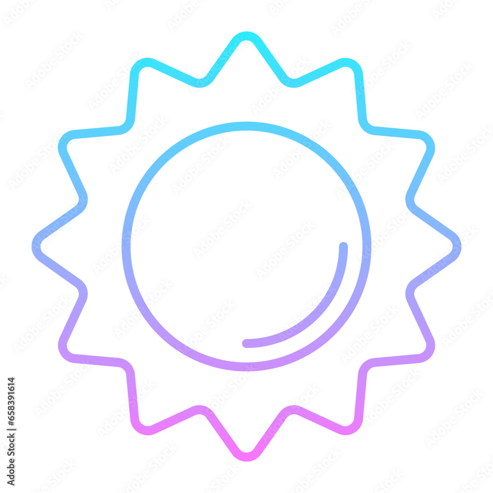 Nuclear Reactor Gradient Icon Nuclear Reactor Gradient Icon