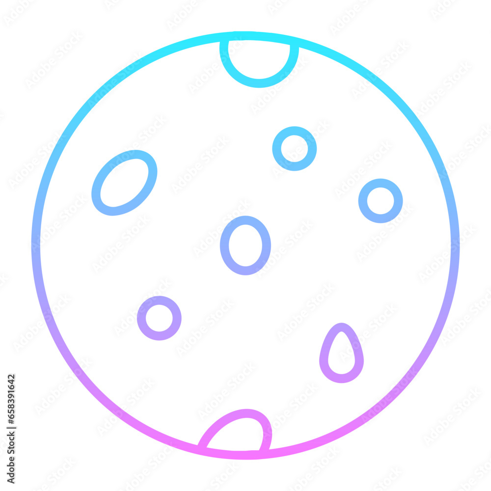 Moon Gradient Icon Moon Gradient Icon