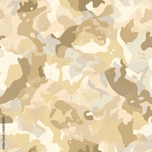 Subtle Wind Patterns on Desert Camouflage AI Generated