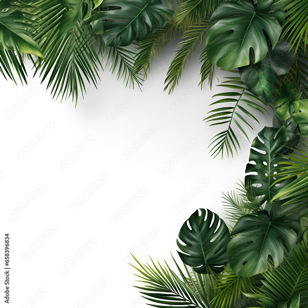 palm tree leaves