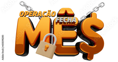 Selo 3D supermercado