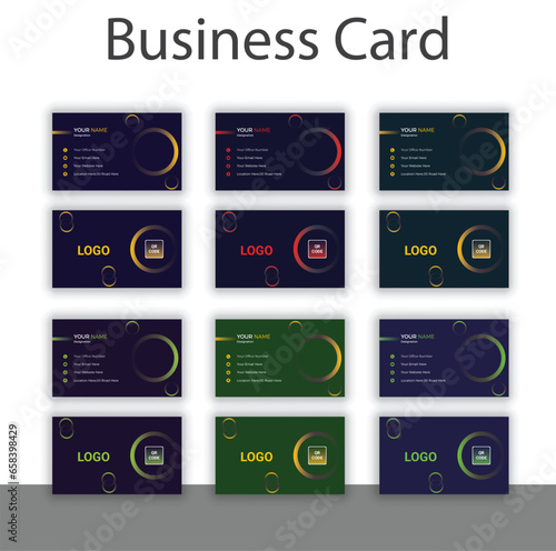 business card template