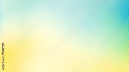 watercolor Yellow green blue turquoise grainy gradient background noise texture effect summer