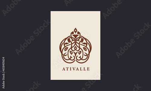 Jewelry shop vector logo icon design