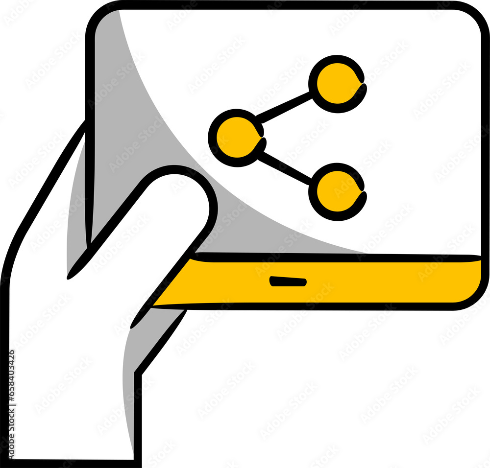 Tablet and Share Icon
Tablet and Share Icon