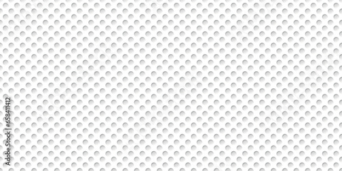 Ordered seamless pattern with golf ball texture. Background on a sports theme. Vector illustration