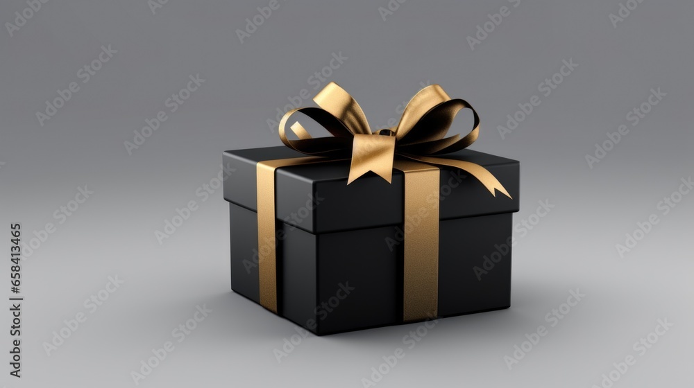 Gift box isolated on white background, black friday shopping sale. Gift box isolated on white background, black friday shopping sale.