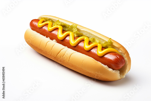 A delicious hot dog