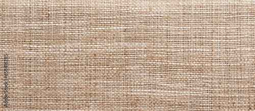 White jute hessian fabric with a light blank texture