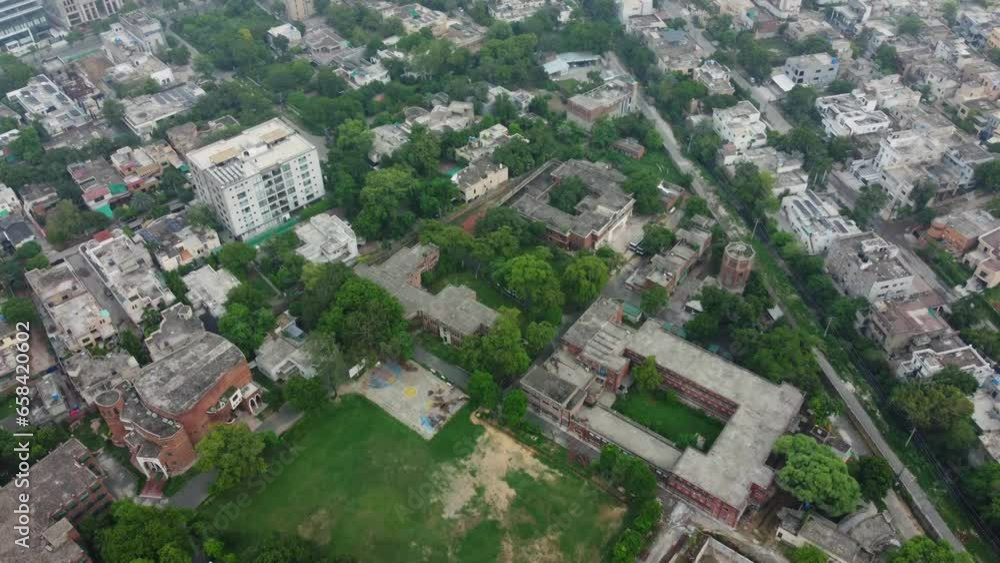 Aerial view of residential area in Lahore Aerial view of residential area in Lahore