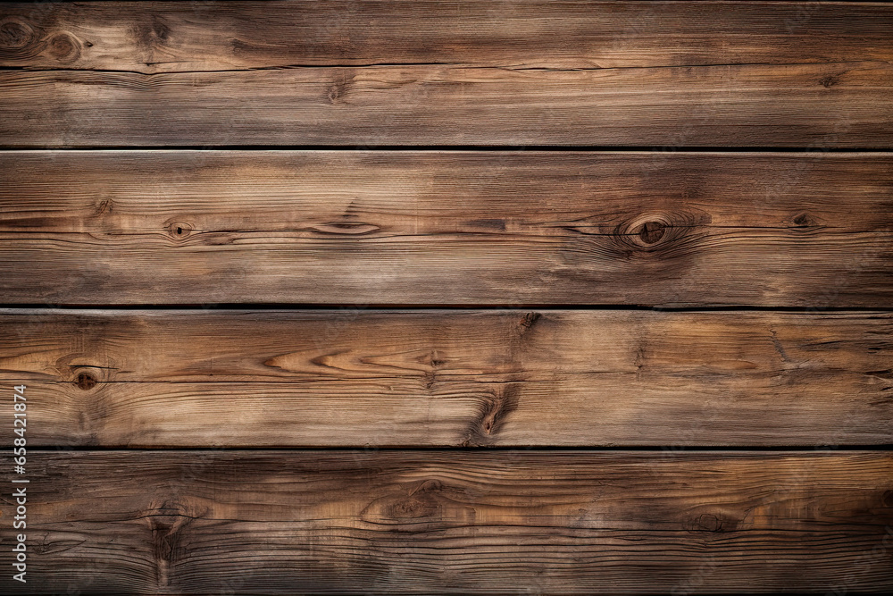 Naklejka premium Rustic wooden background. Brown vintage farmhouse wood texture