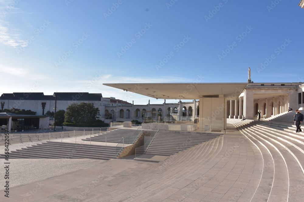 Sanctuary of Our Lady of Fatima - pilgrimage center in Portugal. Sanctuary of Our Lady of Fatima - pilgrimage center in Portugal.