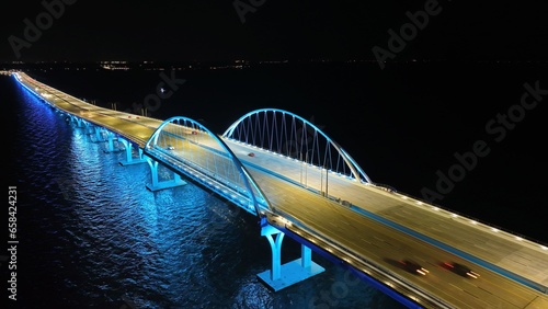 Gulf Breeze Bridge Pensacola Florida October 1 Night Shots 2023 photo