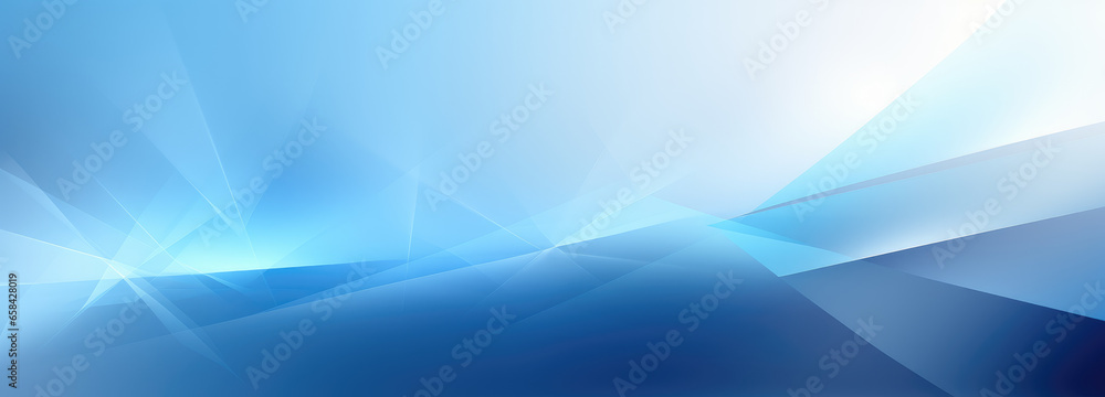 Wide blue curve gradient technology sci-fi material background - obrazy, fototapety, plakaty 