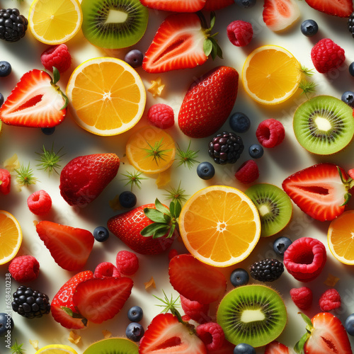 Seamless Tiles Fruit