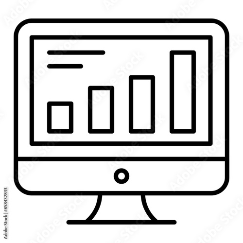 Data Analytics Outline Icon photo