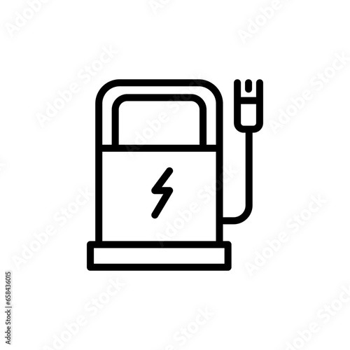 Fuel Pump Icon, Gasoline Pump Illustration