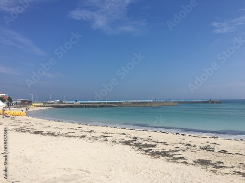 beach and sea