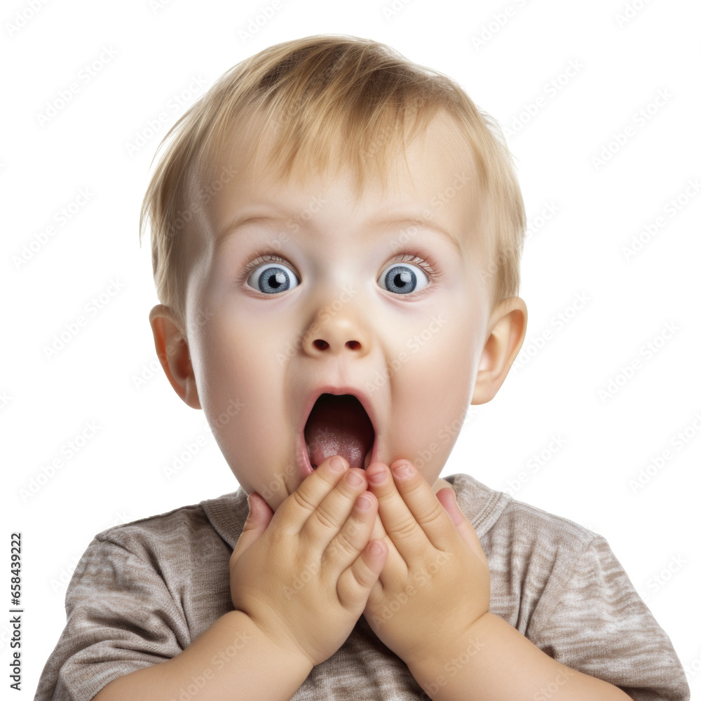 Adorable baby giving funny gesture and facial expression Adorable baby giving funny gesture and facial expression