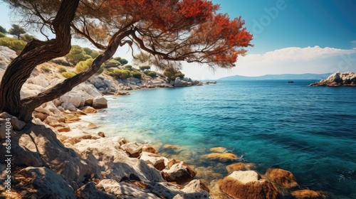 tree on the beach © faiz
