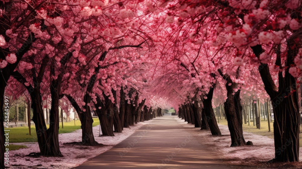 Naklejka premium tree in the park