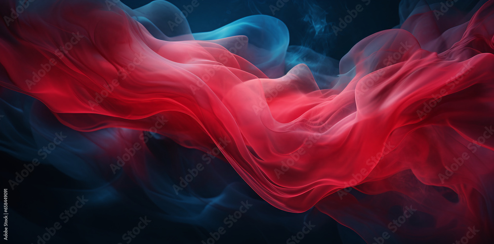 red wavy water texture