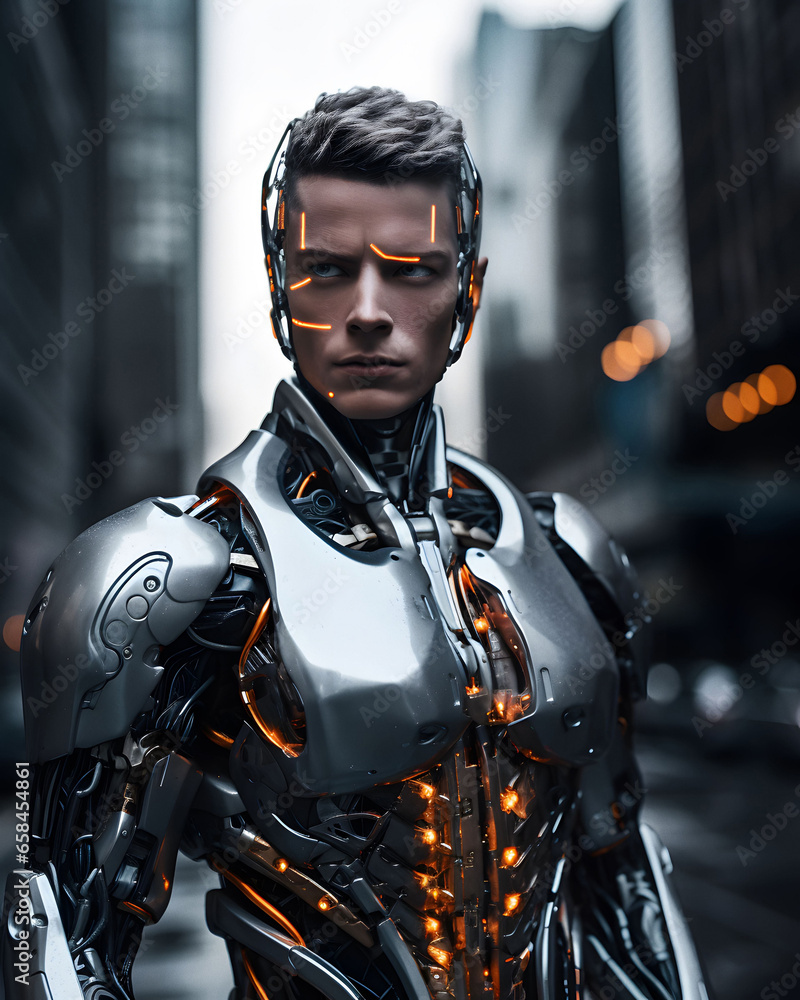Futuristic Cyborg Soldier Sci-Fi Futuristic Cyborg Soldier Sci-Fi