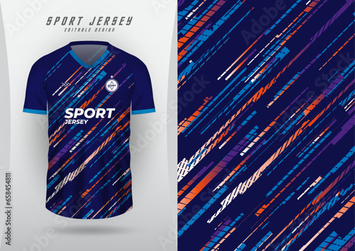 Backgrounds for sports, jersey, football, running jersey, racing jersey, cycling, pattern, diagonal square, gradient, blue, orange, purple.