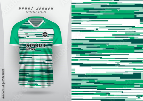 Background for sports, jersey, football, running jersey, racing jersey, cycling, pattern, small straight squares, dark green, light green and white.