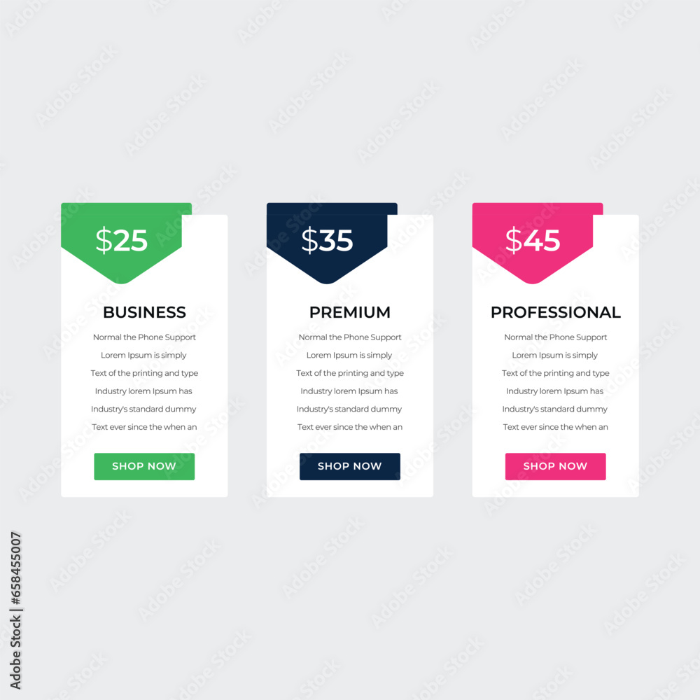 Pricing Tables Pricing Tables