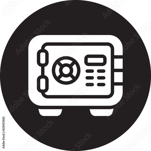 safebox glyph icon