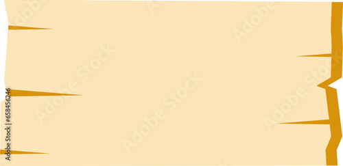 Plank wooden board illustration