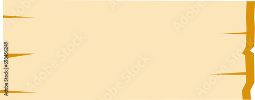 Plank wooden board illustration