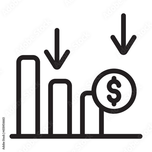 economy line icon