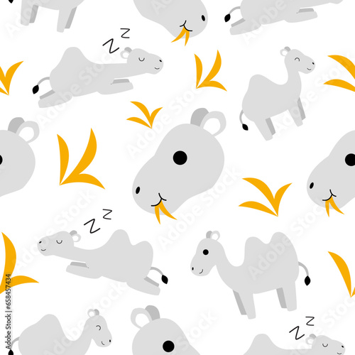 Camel Seamless Pattern