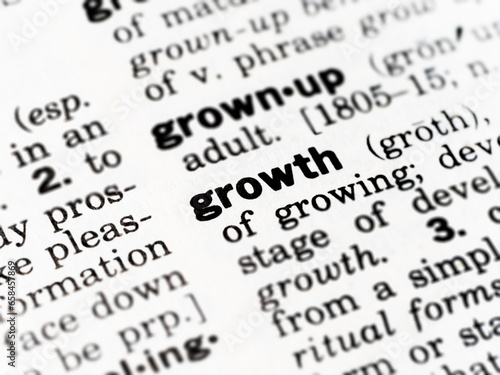 definition of the word growth