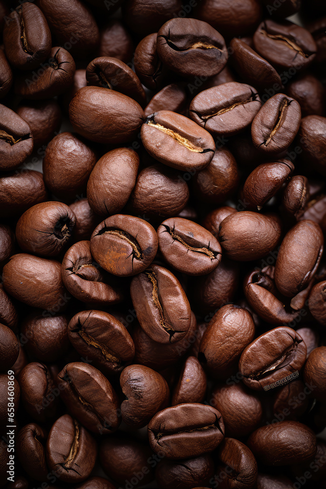 Close-Up Coffee Beans Perfect for Captivating Coffee Ads Close-Up Coffee Beans Perfect for Captivating Coffee Ads