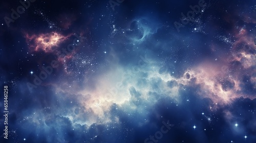 Galaxy  space sky. Stars and lights  fantasy background