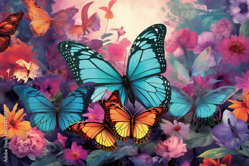 butterfly on flower © Bu3of