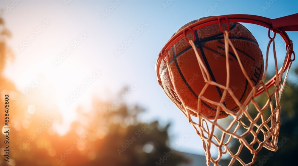 Basketball Magic: Capturing the Instant the Ball Hits the Mark Basketball Magic: Capturing the Instant the Ball Hits the Mark