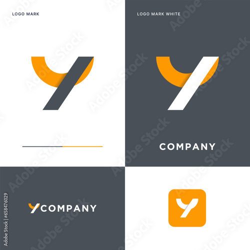 Y Logo Vector Icon Illustration Design