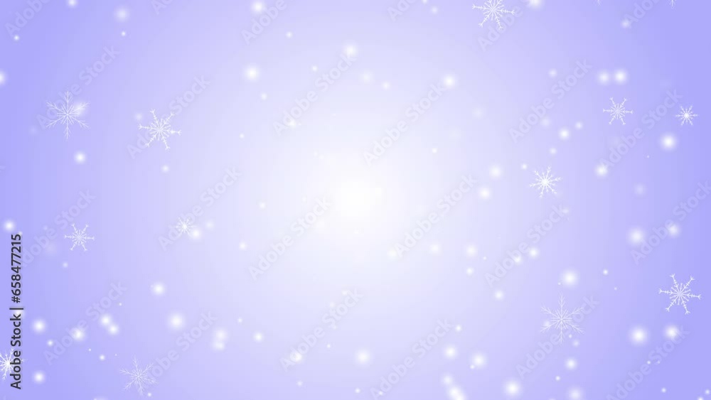 雪と雪の結晶が降るアニメーション
10秒ループ 雪と雪の結晶が降るアニメーション
10秒ループ